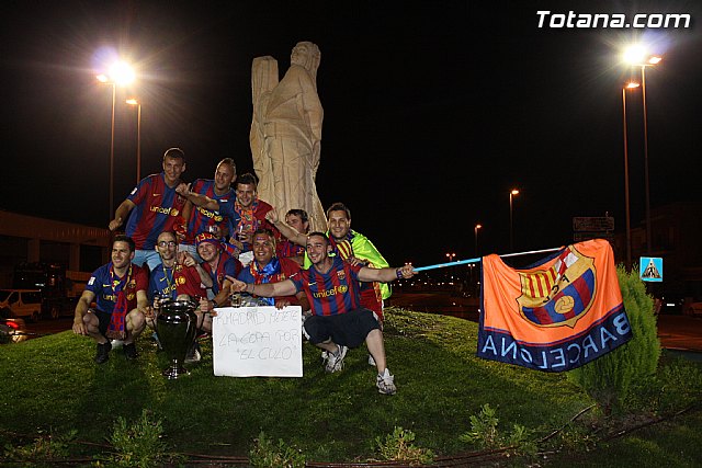 Celebracin de la victoria del FC Barcelona frente al Manchester en la final de la Liga de Campeones - 138