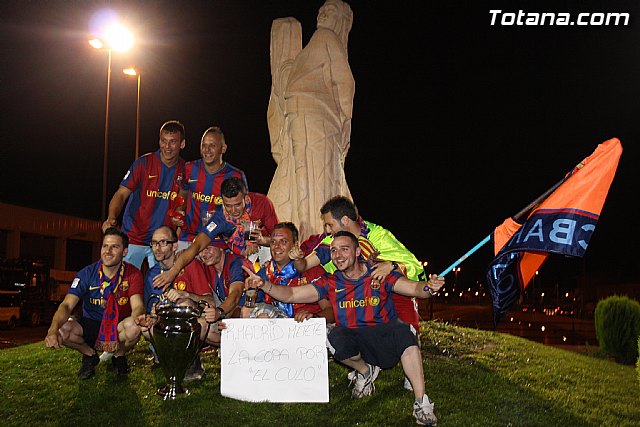 Celebracin de la victoria del FC Barcelona frente al Manchester en la final de la Liga de Campeones - 140