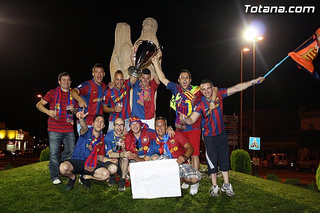Celebracin de la victoria del FC Barcelona frente al Manchester en la final de la Liga de Campeones - 141