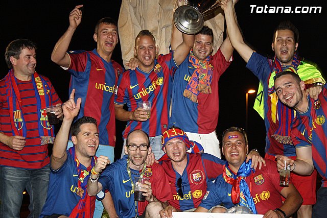 Celebracin de la victoria del FC Barcelona frente al Manchester en la final de la Liga de Campeones - 142