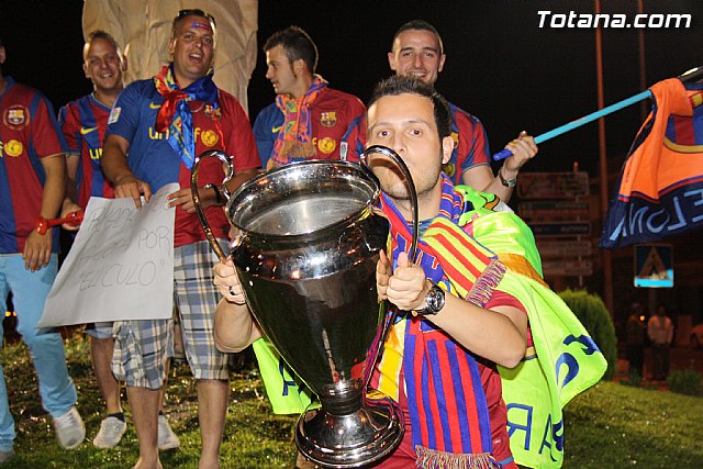 Celebracin de la victoria del FC Barcelona frente al Manchester en la final de la Liga de Campeones - 143