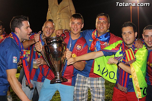 Celebracin de la victoria del FC Barcelona frente al Manchester en la final de la Liga de Campeones - 144