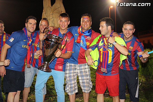 Celebracin de la victoria del FC Barcelona frente al Manchester en la final de la Liga de Campeones - 145