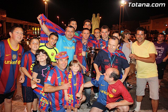Celebracin de la victoria del FC Barcelona frente al Manchester en la final de la Liga de Campeones - 146
