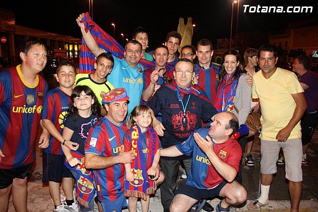 Celebracin de la victoria del FC Barcelona frente al Manchester en la final de la Liga de Campeones - 147