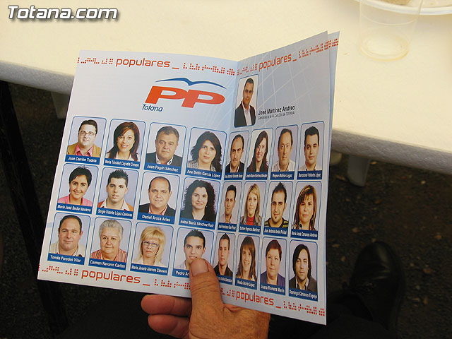  EL PARTIDO POPULAR DE TOTANA CELEBR EL ACTO CENTRAL DE CAMPAA EN UNA JORNADA DE CONVIVENCIA EN EL PARAJE DE EL NGEL EN LA SANTA. Reportaje I - 63