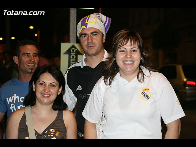 Numerosos aficionados totaneros del Real Madrid celebraron la consecucin del la Liga 2006-2007 - 79
