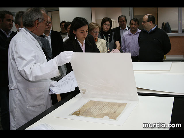 Cultura restaura documentos de ocho municipios de la Regin datados entre el siglo XIII y el XX - 36
