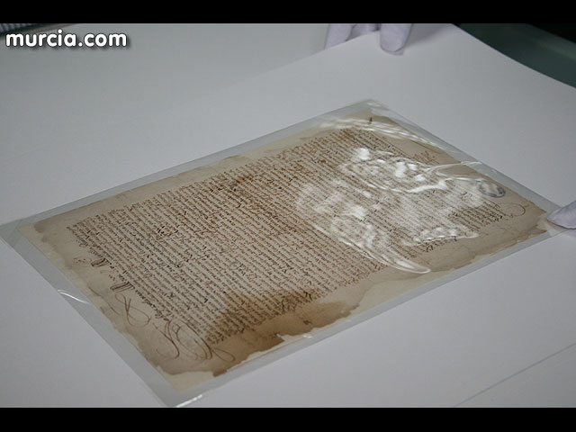 Cultura restaura documentos de ocho municipios de la Regin datados entre el siglo XIII y el XX - 42