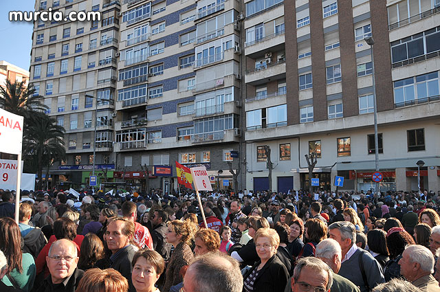 Cientos de miles de personas se manifiestan en Murcia a favor del trasvase - 68