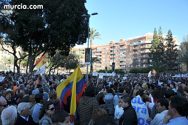 Cientos de miles de personas se manifiestan en Murcia a favor del trasvase - 91