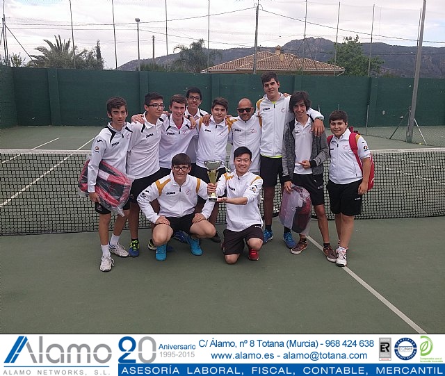 Victoria del Club de Tenis Totana en la Liga Regional Interescuelas 2015/16 - 1