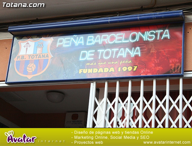 Celebración del título de Liga. FC Barcelona. Totana 2010 - 1