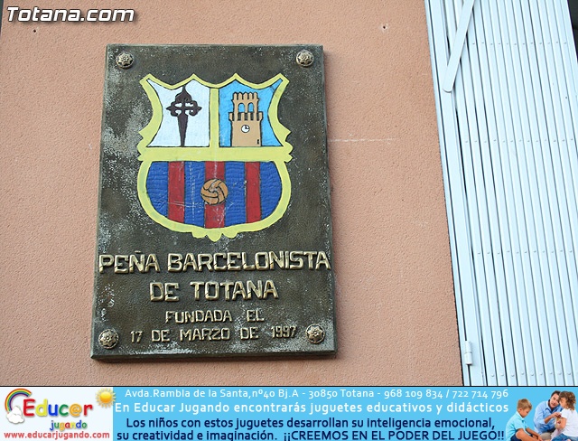 Celebración del título de Liga. FC Barcelona. Totana 2010 - 2
