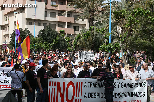 Multitudinaria manifestacin en Alhama de los trabajadores de ElPozo Alimentacin - 61