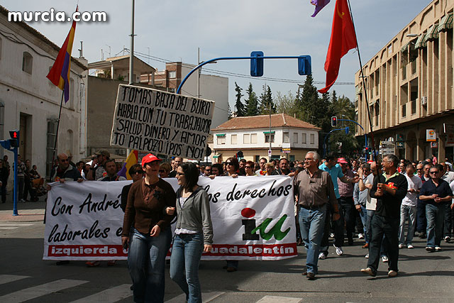 Multitudinaria manifestacin en Alhama de los trabajadores de ElPozo Alimentacin - 158