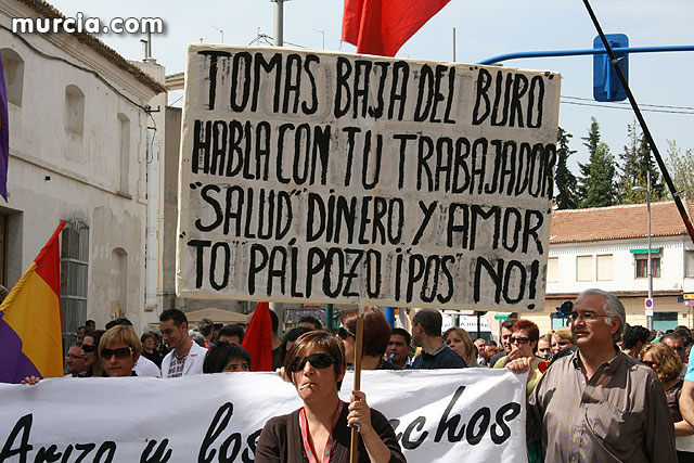 Multitudinaria manifestacin en Alhama de los trabajadores de ElPozo Alimentacin - 159