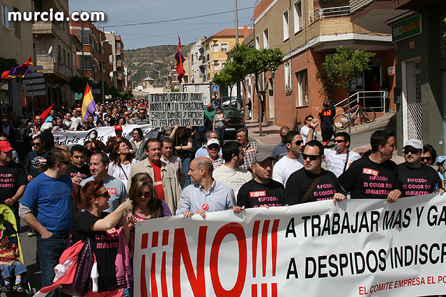 Multitudinaria manifestacin en Alhama de los trabajadores de ElPozo Alimentacin - 168