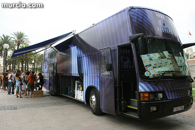 Autobus casting Gran Hermano en Murcia - 1