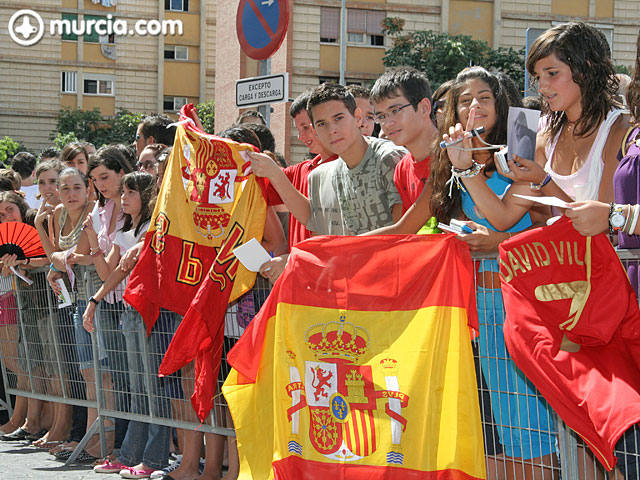 Murcia recibe a la campeona de Europa con pasin y cnticos a Iker Casillas - 30