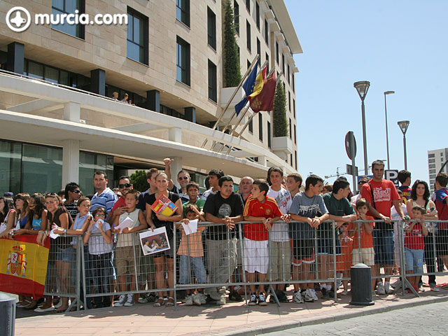 Murcia recibe a la campeona de Europa con pasin y cnticos a Iker Casillas - 41