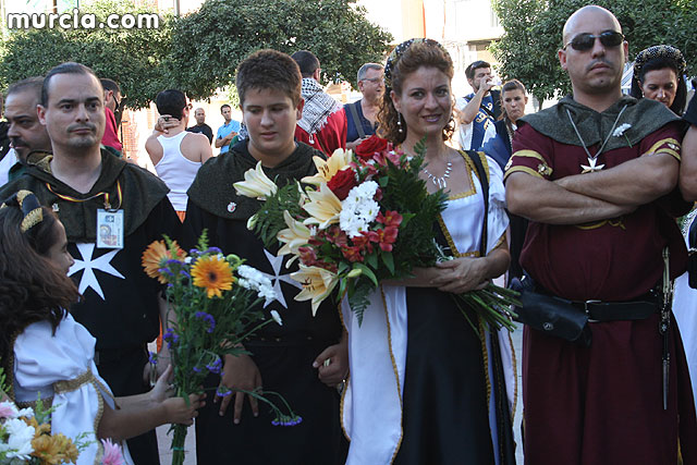 Ofrenda floral Virgen de la Arrixaca. Moros y Cristianos 2008 - 9