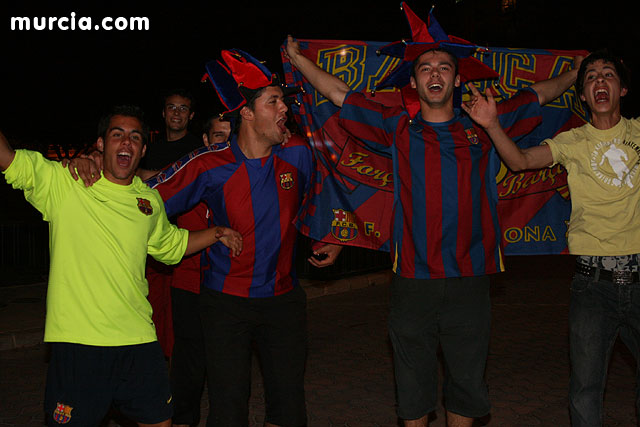 Celebracin del triunfo del Bara en la Liga de Campeones - 9