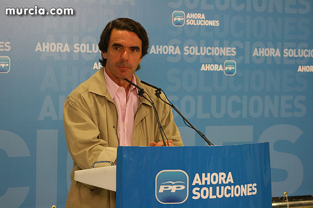 Jos Mara Aznar visit Murcia - 46