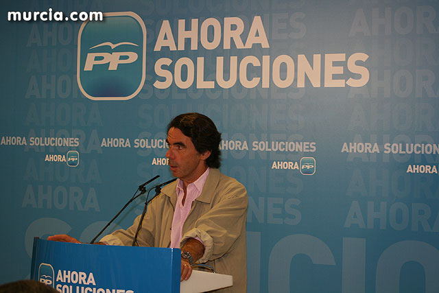 Jos Mara Aznar visit Murcia - 49
