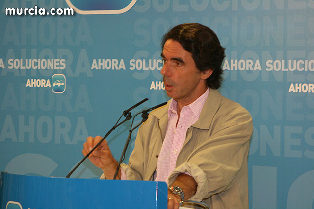 Jos Mara Aznar visit Murcia - 51