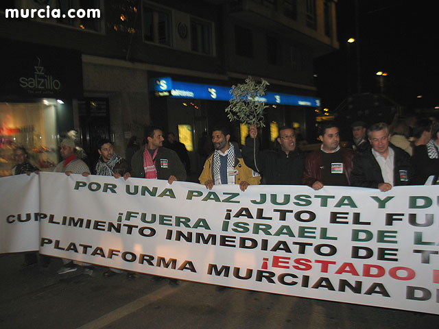 Miles de manifestantes claman en Murcia por la paz en Oriente Medio - 53
