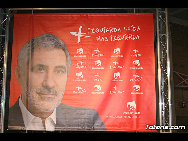 Mitin central de campaña IU en Murcia - Elecciones Generales 2008 - 4