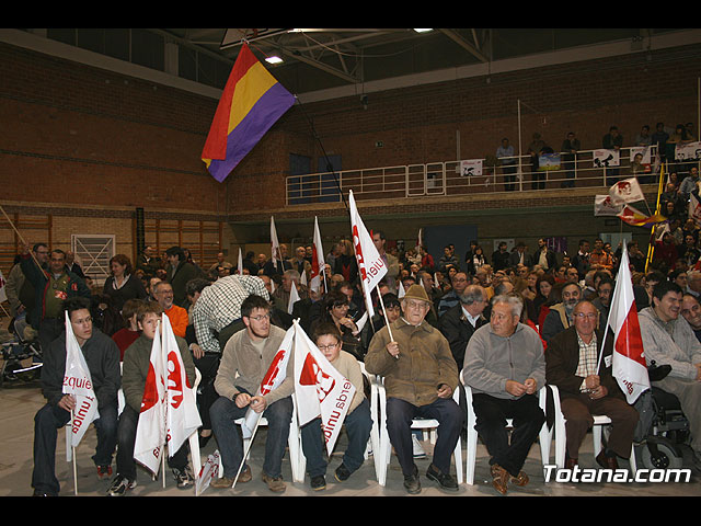Mitin central de campaña IU en Murcia - Elecciones Generales 2008 - 40