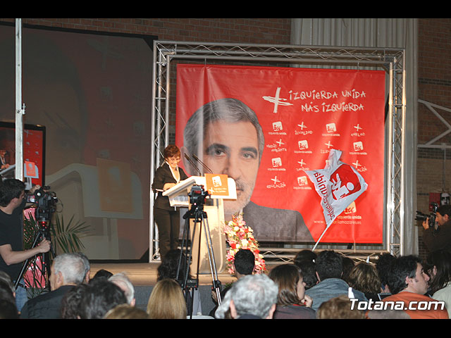 Mitin central de campaña IU en Murcia - Elecciones Generales 2008 - 54