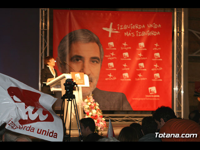 Mitin central de campaña IU en Murcia - Elecciones Generales 2008 - 55