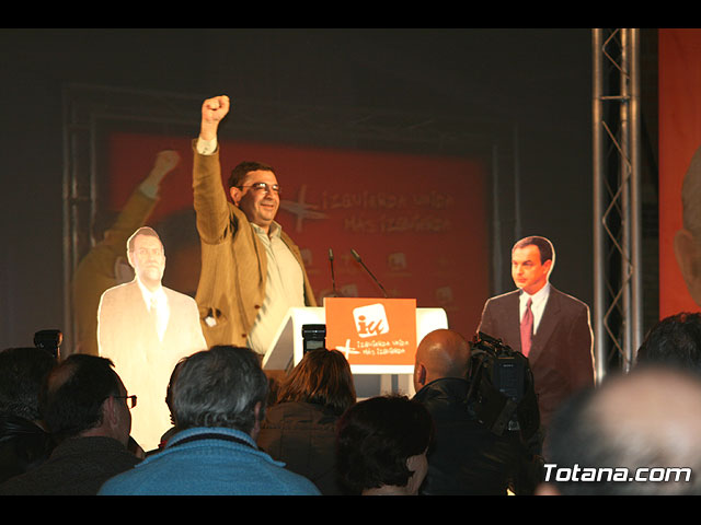 Mitin central de campaña IU en Murcia - Elecciones Generales 2008 - 76