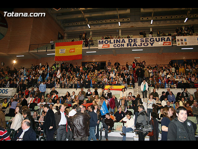 Mitin central de campaña PP Rajoy en Murcia - Elecciones 2008 - 6