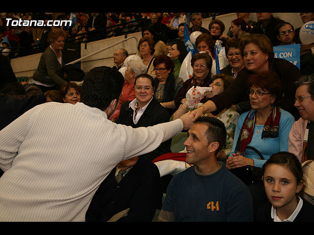 Mitin central de campaña PP Rajoy en Murcia - Elecciones 2008 - 21