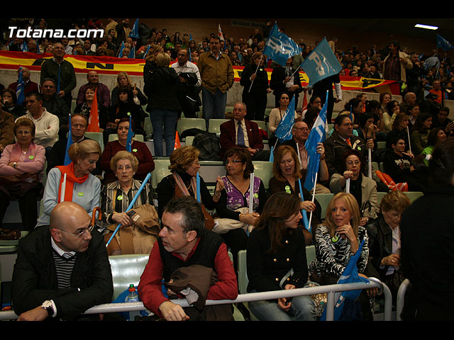 Mitin central de campaña PP Rajoy en Murcia - Elecciones 2008 - 41