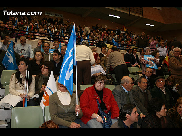 Mitin central de campaña PP Rajoy en Murcia - Elecciones 2008 - 45