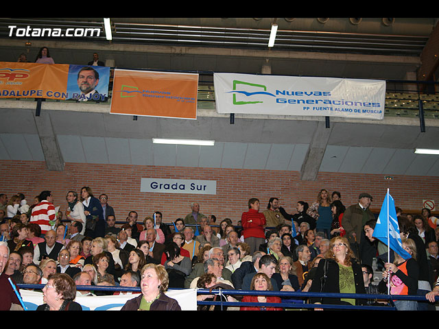 Mitin central de campaña PP Rajoy en Murcia - Elecciones 2008 - 63
