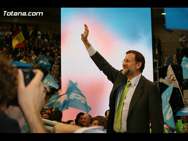 Mitin central de campaña PP Rajoy en Murcia - Elecciones 2008 - 185