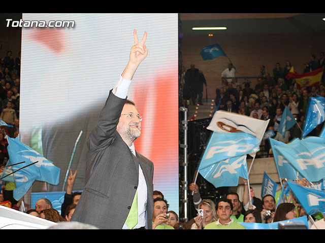 Mitin central de campaña PP Rajoy en Murcia - Elecciones 2008 - 187