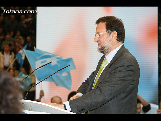 Mitin central de campaña PP Rajoy en Murcia - Elecciones 2008 - 188