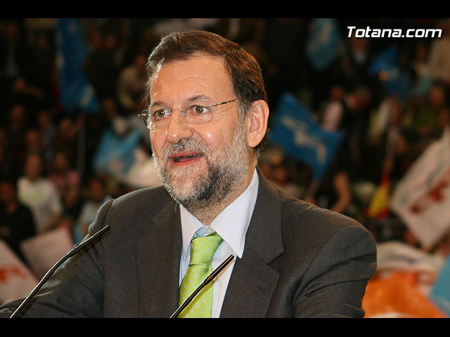 Mitin central de campaña PP Rajoy en Murcia - Elecciones 2008 - 189