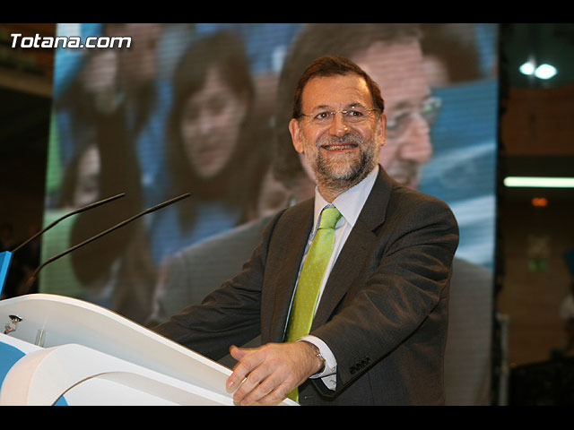 Mitin central de campaña PP Rajoy en Murcia - Elecciones 2008 - 191