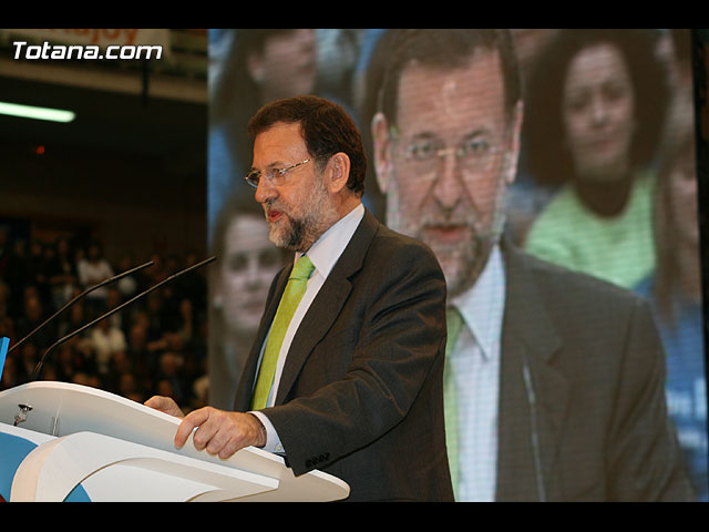 Mitin central de campaña PP Rajoy en Murcia - Elecciones 2008 - 193