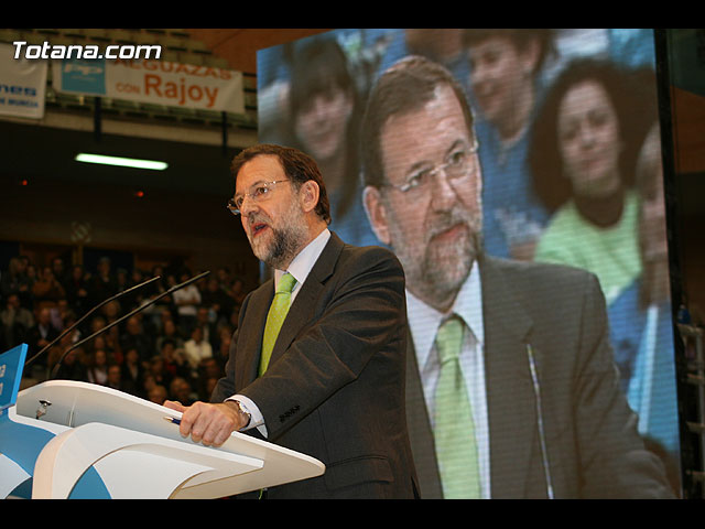 Mitin central de campaña PP Rajoy en Murcia - Elecciones 2008 - 196