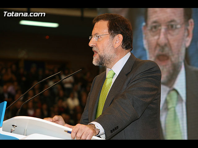 Mitin central de campaña PP Rajoy en Murcia - Elecciones 2008 - 197