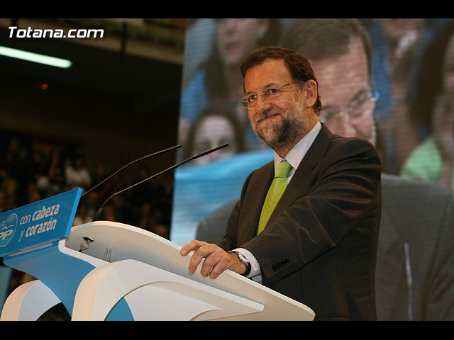 Mitin central de campaña PP Rajoy en Murcia - Elecciones 2008 - 198